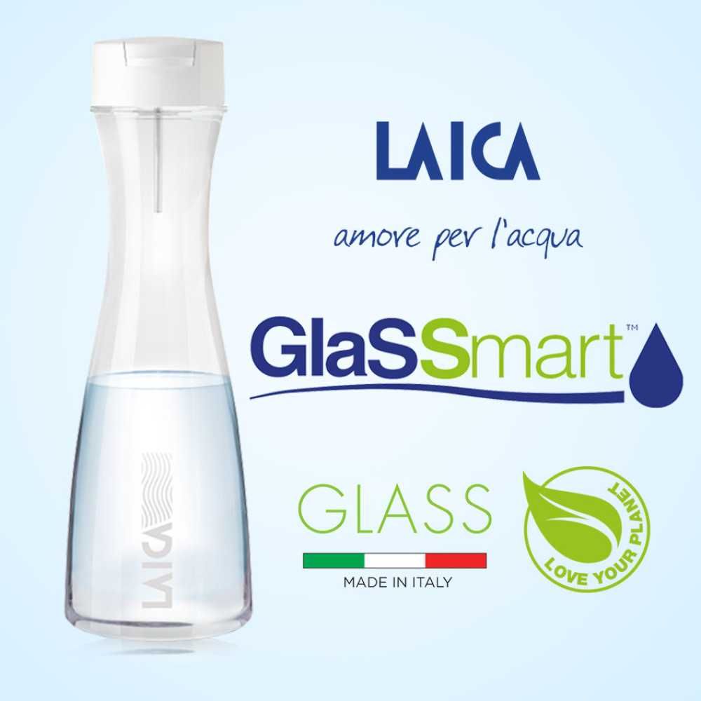 Разпродажба на Laica Филтрираща гарафа стъклена Glassmart 1.1 л.