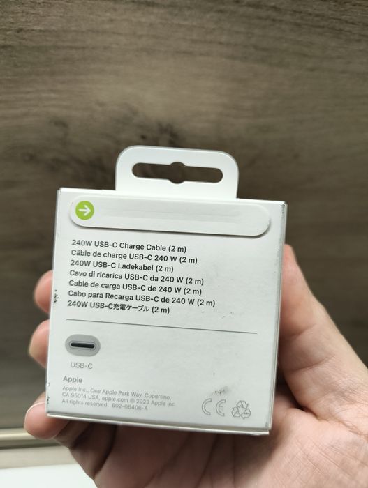 Кабел за зареждане apple 2 метра USB-C