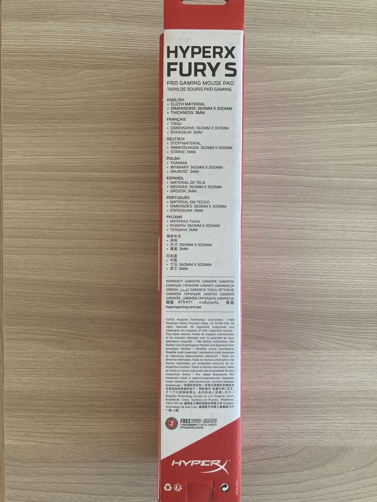 Коврик для мышки Hyperx Fury S