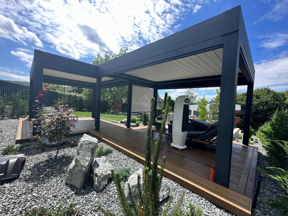 Pergole Retractabile Bioclimatice, Pergole All Season, Winter Garden.