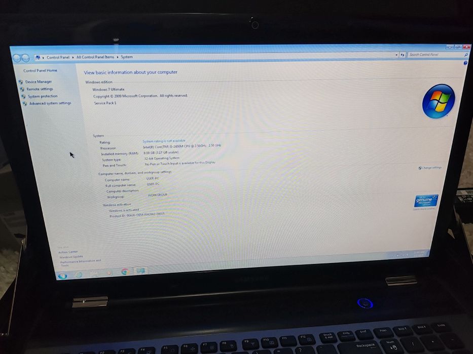Samsung rc739 laptop