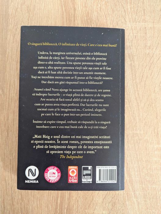 Biblioteca de la miezul noptii - Matt Haig