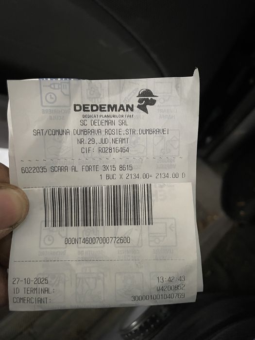 Scara aluminiu lungime 11,50 m