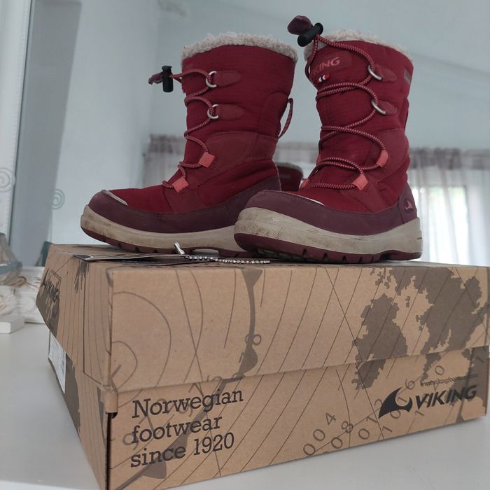 Viking, woden, Колев и Колев Детски зимни обувки и боти от естествен