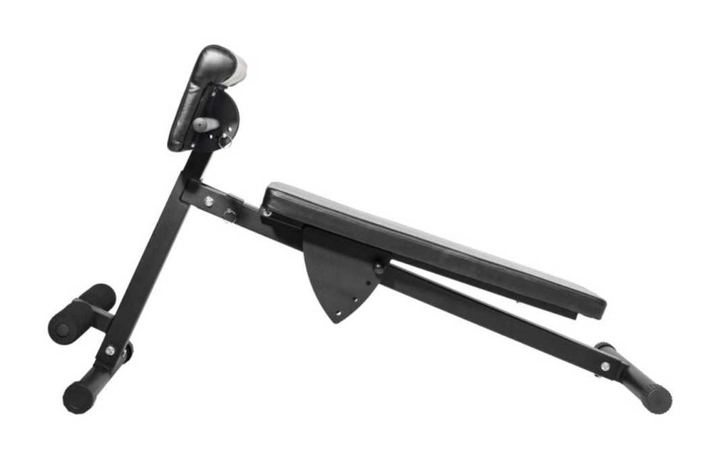 Banca, Gorilla Sports, de greutati de hiperextensie reglabila, neagra