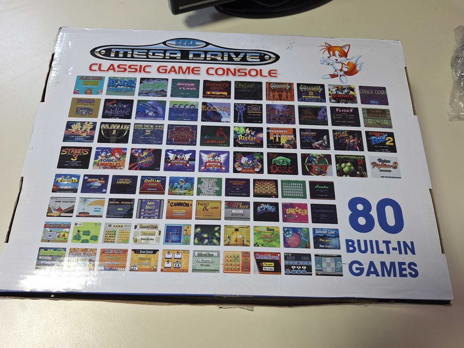 Console Sega Mega Drive Flashback HD, 80 Built-In Games, FB8280C