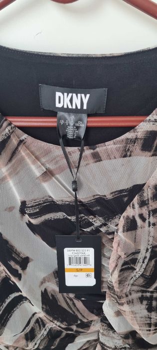 Vand rochie ocazie DKNY, marimea S, nou, lunga, din dantela,