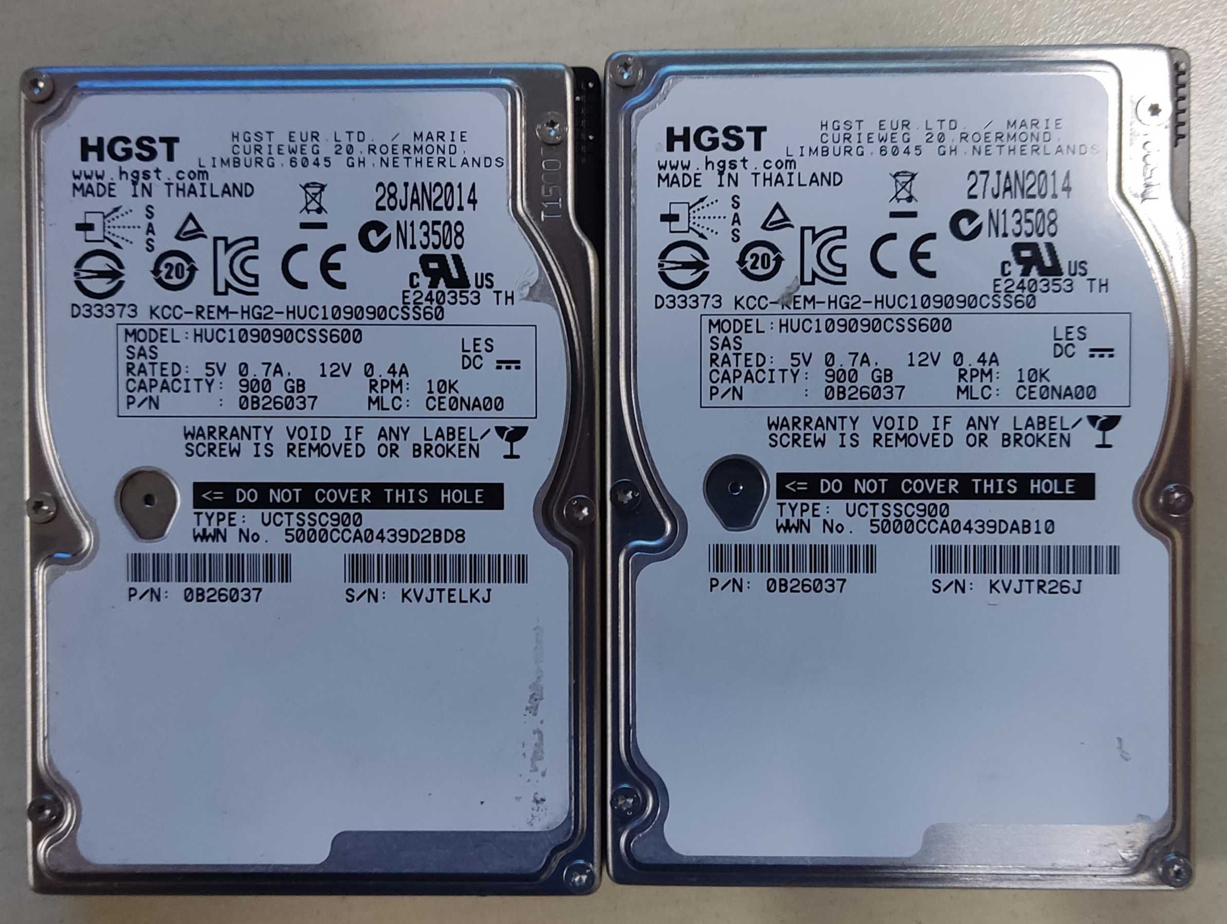 HGST SAS 900GB 6G 10K 2.5 для IBM