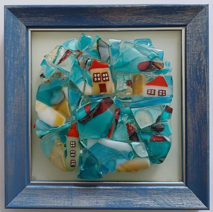 Картини от топено стъкло