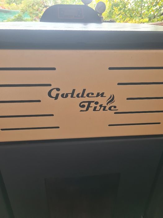 Пелетна камина  с водна риза 12KW, Golden Fire ( Голдън Файър).