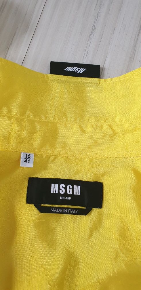 MSGM Milano Italy Print Mens / 41 / 16 - L ОРИГИНАЛ! НОВО! Мъжка Риза!