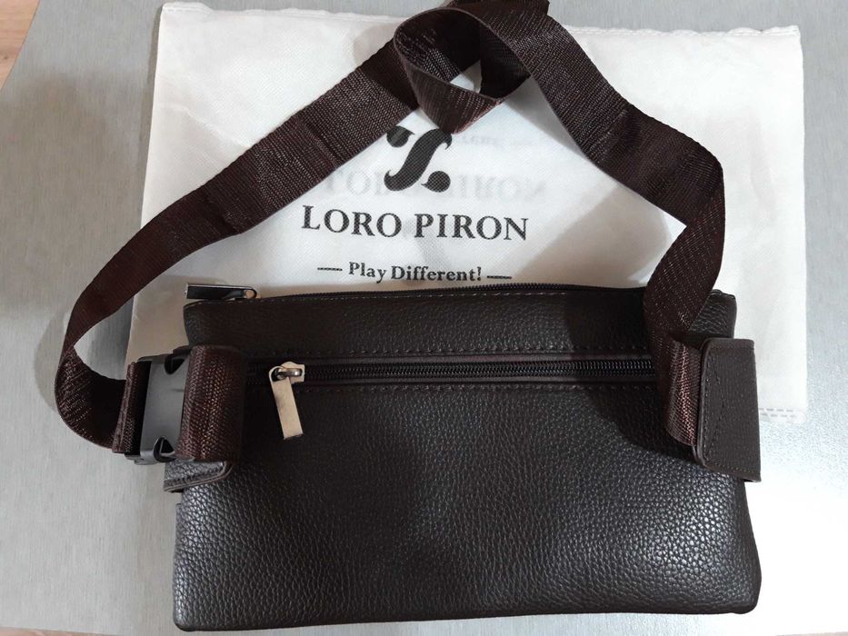 Кожена мъжка чанта Loro Piron