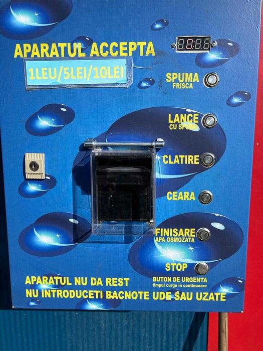 Protectie exterioara transparenta Jetoniera / Bancnotiera Spalatorie