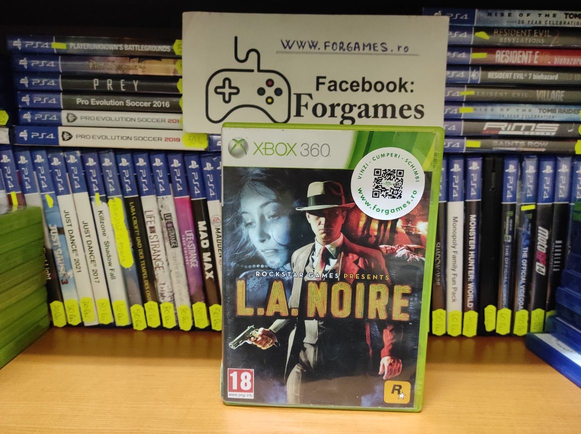 Vindem jocuri consola LA Noire Xbox 360 Forgames.ro gen GTA