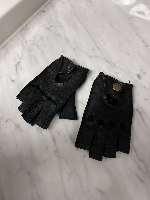 Перчатки кожа