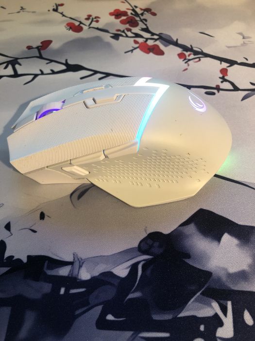 Mouse alb de gaiming wirless