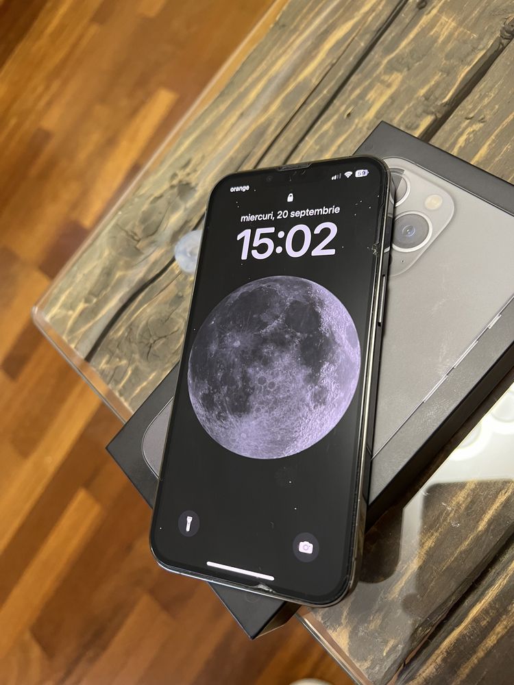 iPhone 13 PRO Graphite 256 GB impecabil