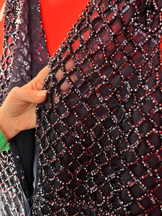 Официална рокля с камъни