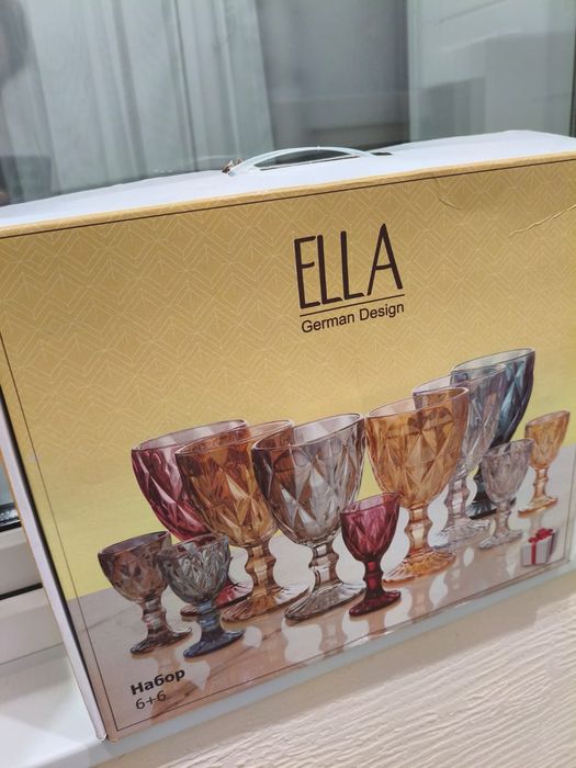 Новый набор стаканов 12шт