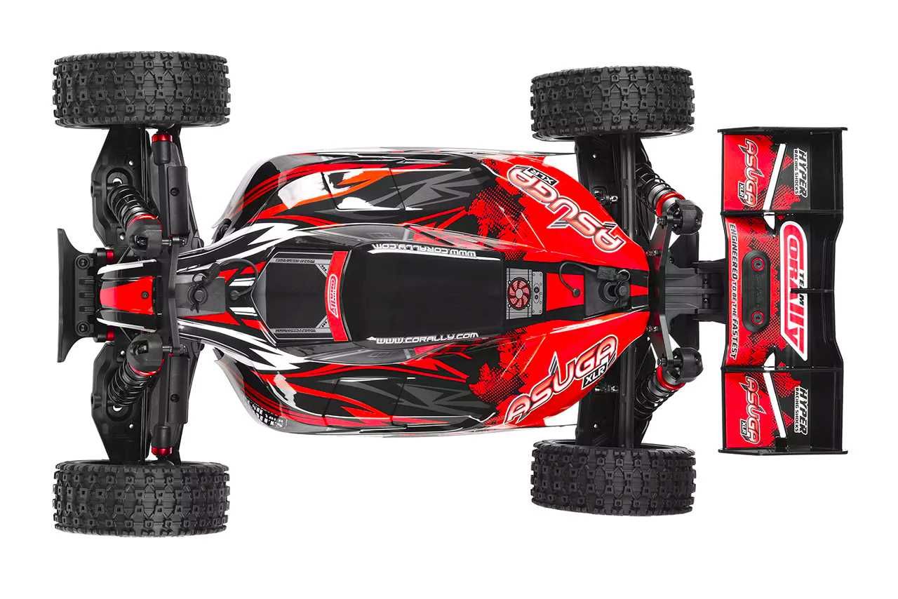 Team Corally – ASUGA XLR 6S 1:8, brushless, 100км\ч, Червено