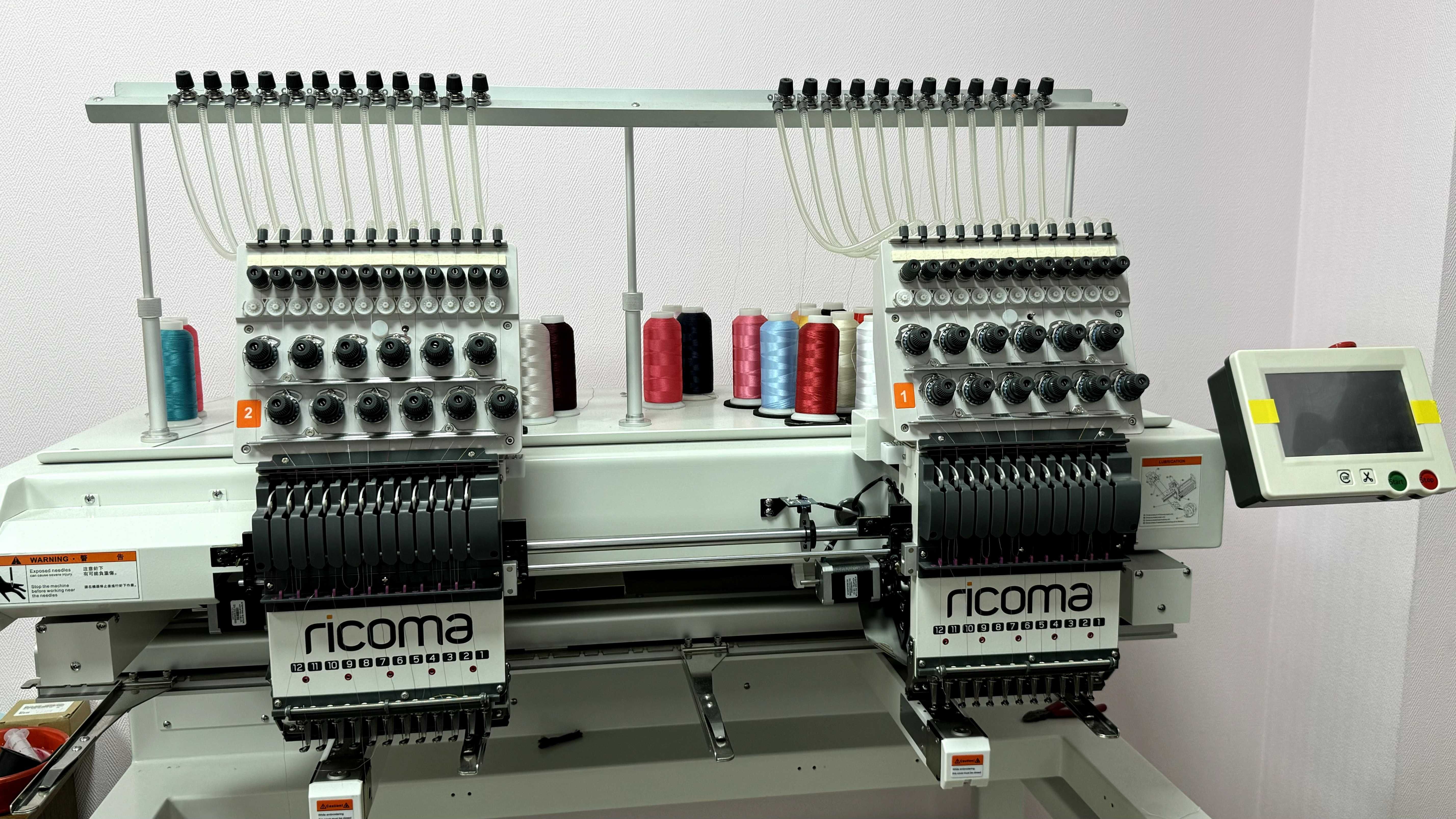 Ricoma 2-ух головочная вышивальная машина