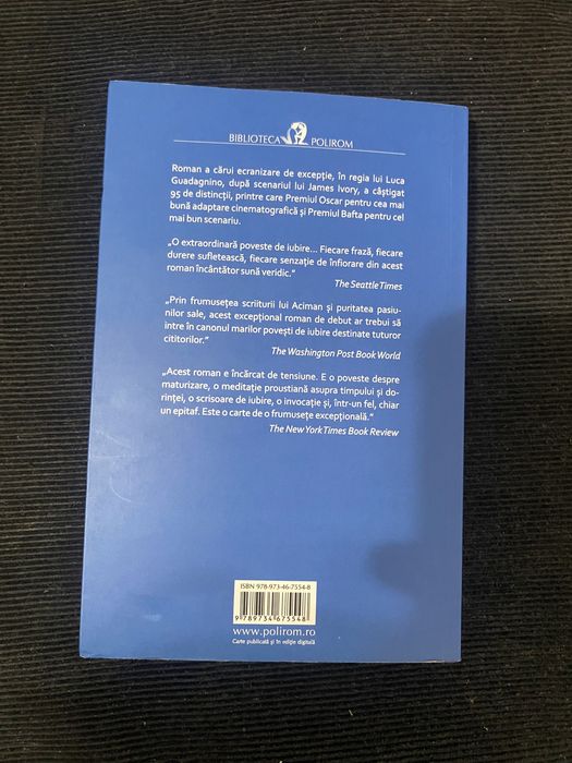 Cartea Call Me By Your Name- Andre Aciman