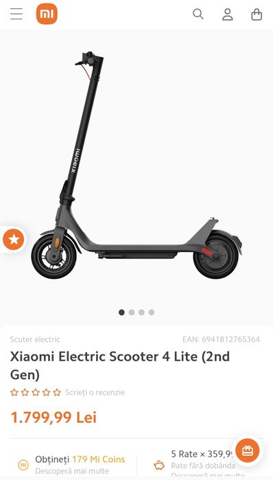 Trotineta Electrica Xiaomi 4 lite 2nd Gen