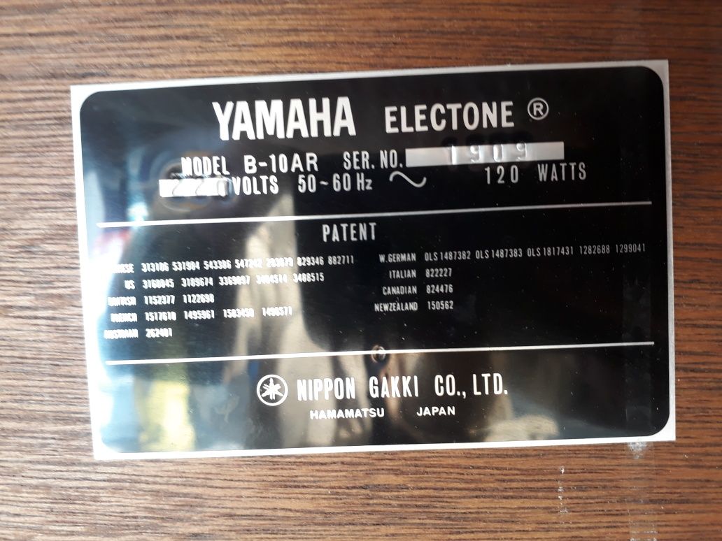 Pianina Yamaha 120w