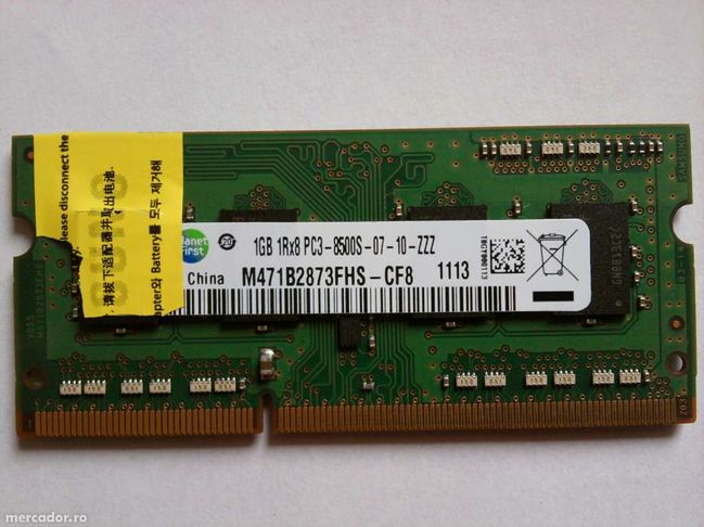 memorie RAM laptop DDR3 (1GB, 4GB)