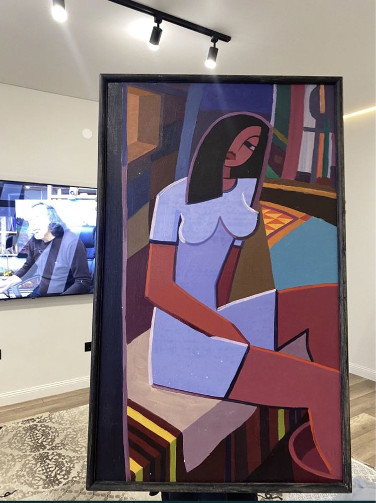 Кабдул‑Галым Каржасов «Наз», 2000 г., 60 × 100 см