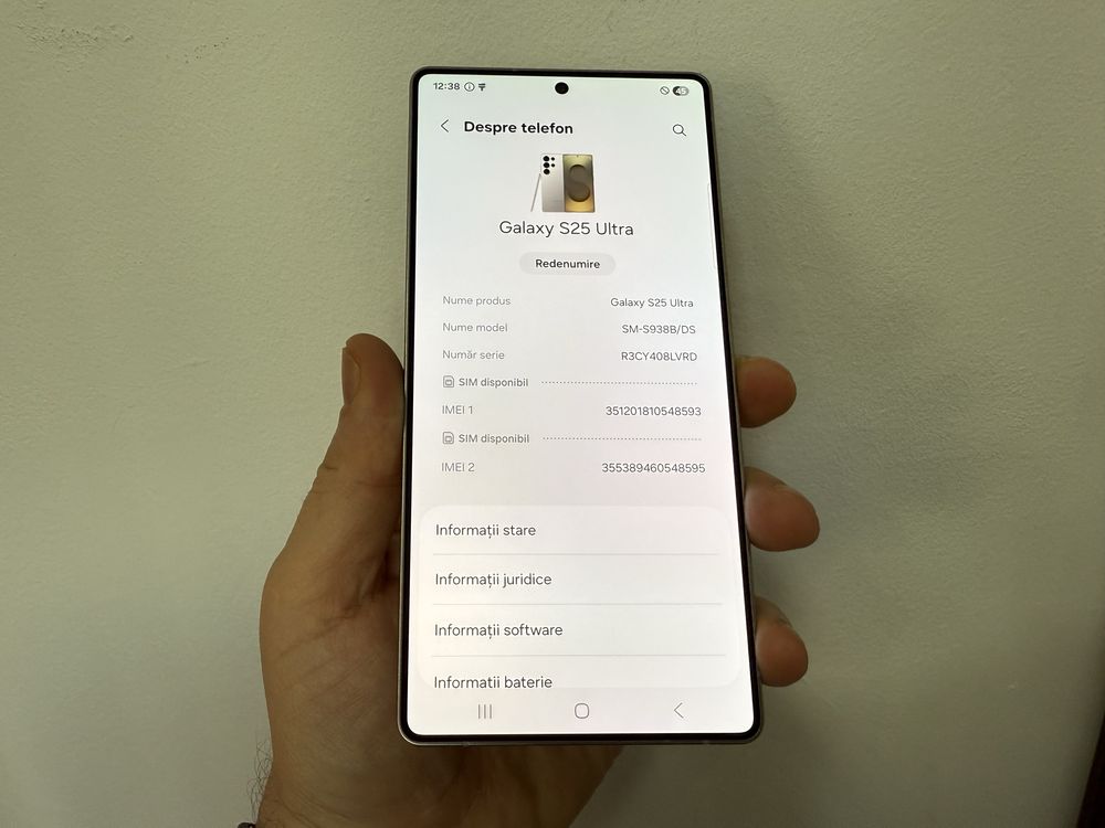 Samsung Galaxy S25 Ultra, 512GB, 12GB RAM, 5G, Titanium Gray