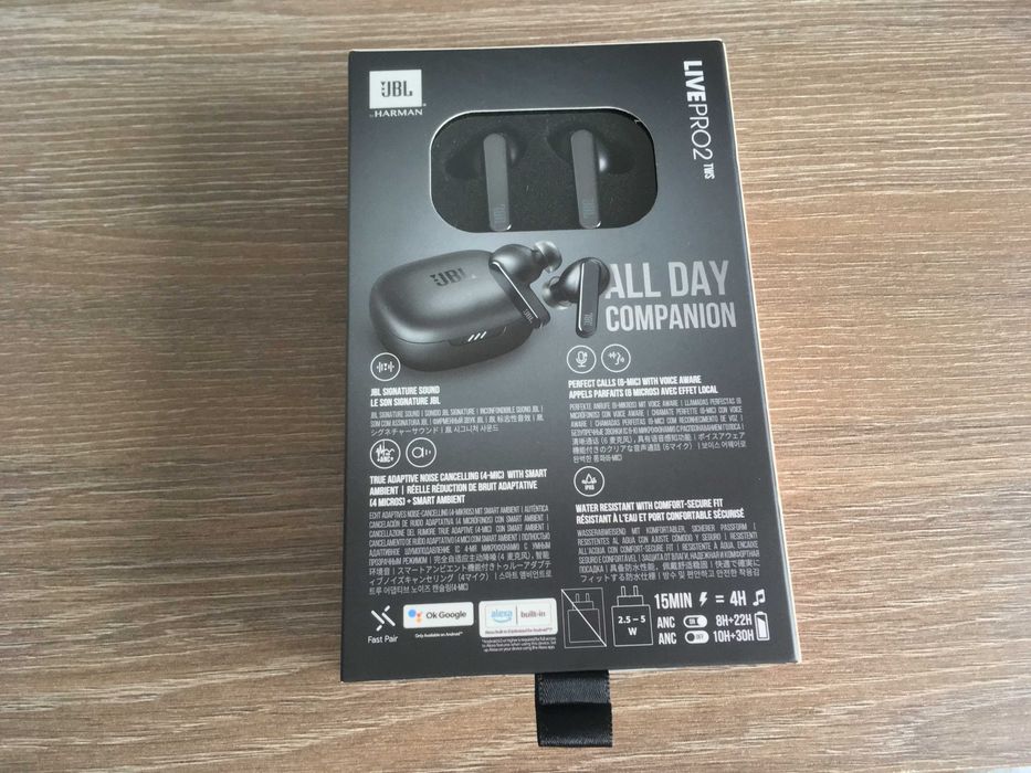 casti wireless JBL Live Pro 2, Black, noi sigilate, garantie 2 ani