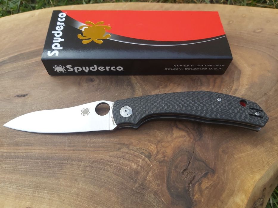 Сгъваем джобен нож Spyderco Capara,Carbon Fiber, С241