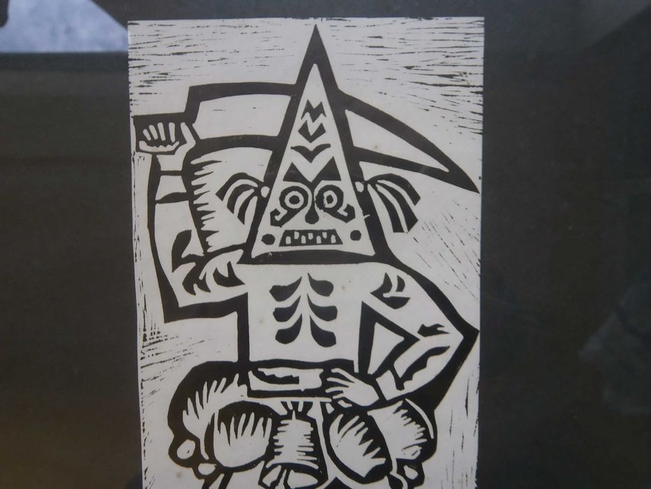 Линогравюра Кукер 38х56см.