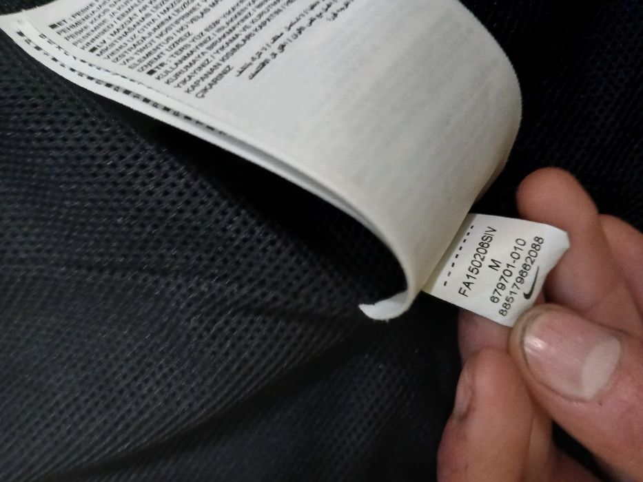 Мъжки поли-плетен анцуг Nike Sportswear Club в черно и бяло,