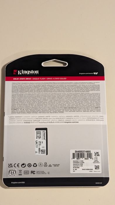 Vând pachet 10 bucăți SSD 480GB Kingston A400 sigilat