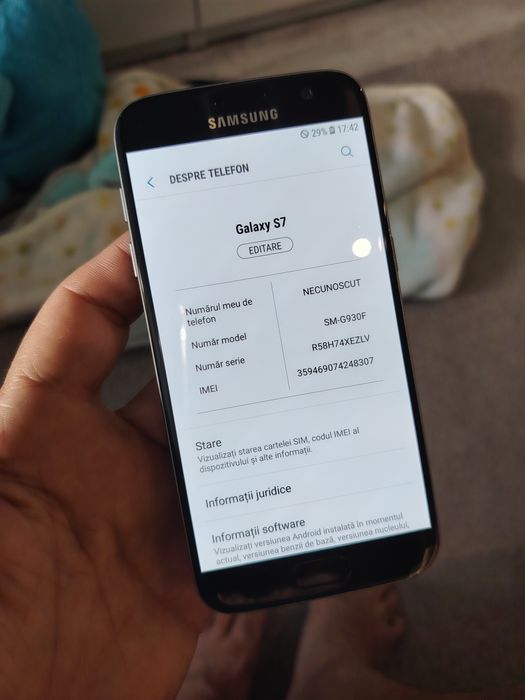 Samsung Galaxy S7 Normal Android 9 Display Original