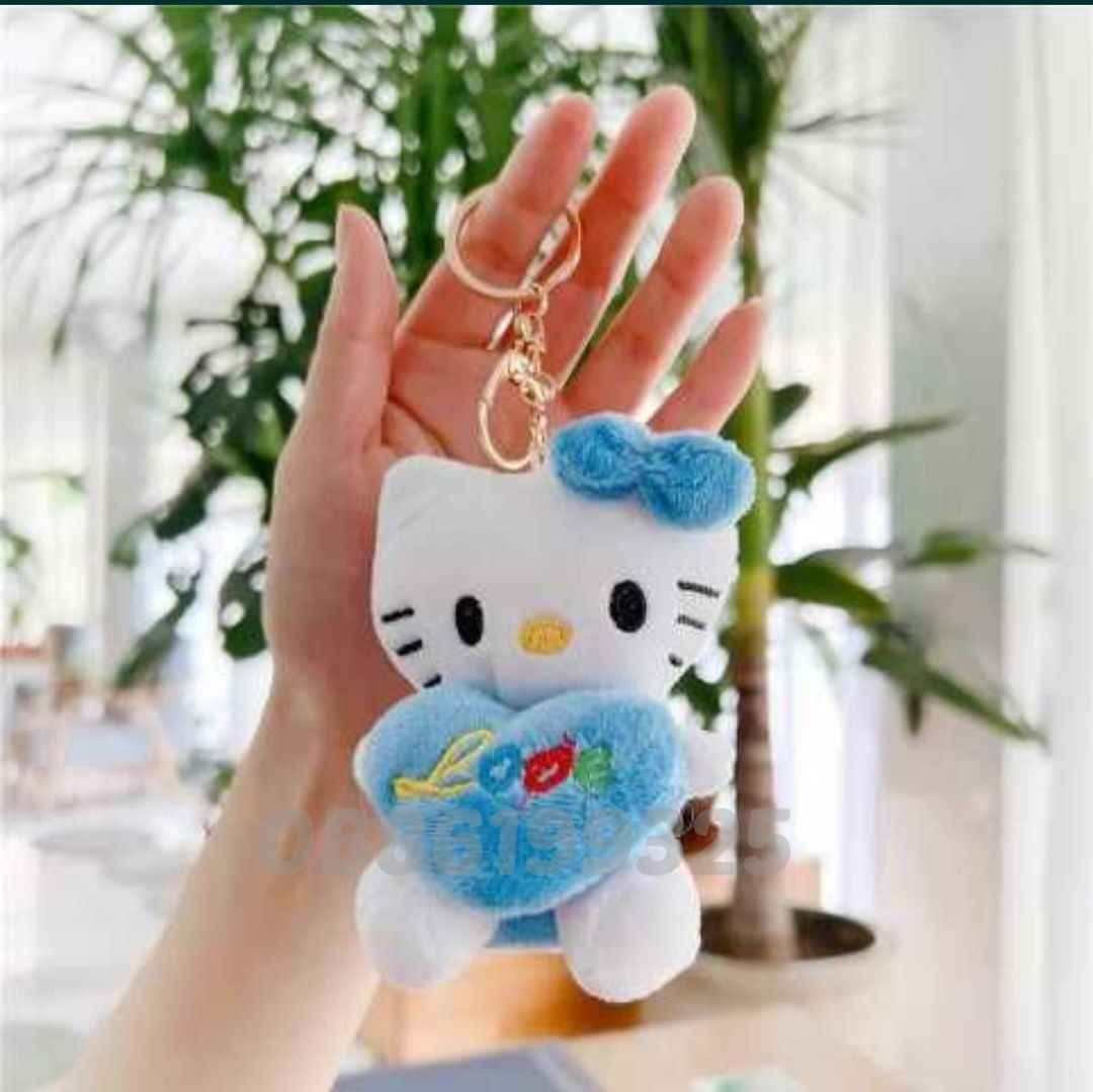 Плюшена играчка Hello Kitty Ключодържател, Мек ключодържател Кити