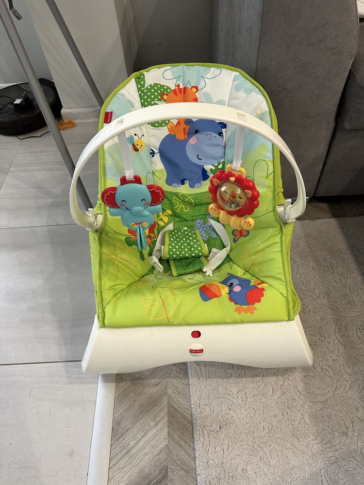 Шезлонг с вибрация за успокоение Fisher price