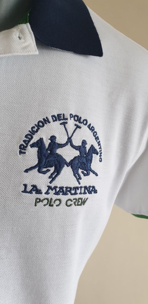 La Martina Pique Cotton Mens Size M НОВО! ОРИГИНАЛ! Мъжка Тениска!
