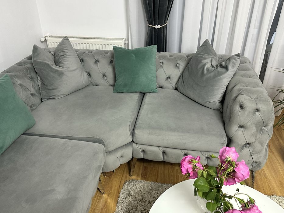 Vand canapea/ coltar chesterfield