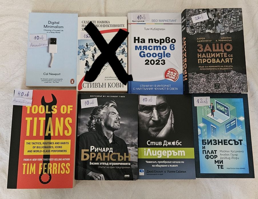 Мотивационни книги (Х продадени])