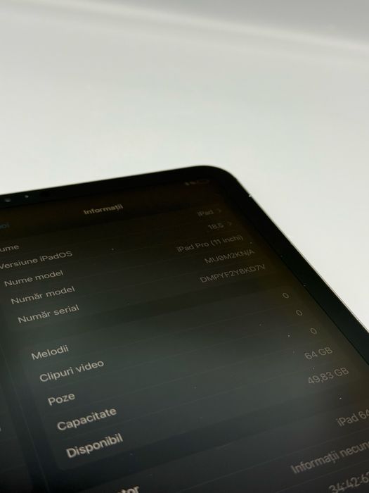 iPad Pro 11 | Cellular + WIFI | 64 GB | Space Grey | Ca noua