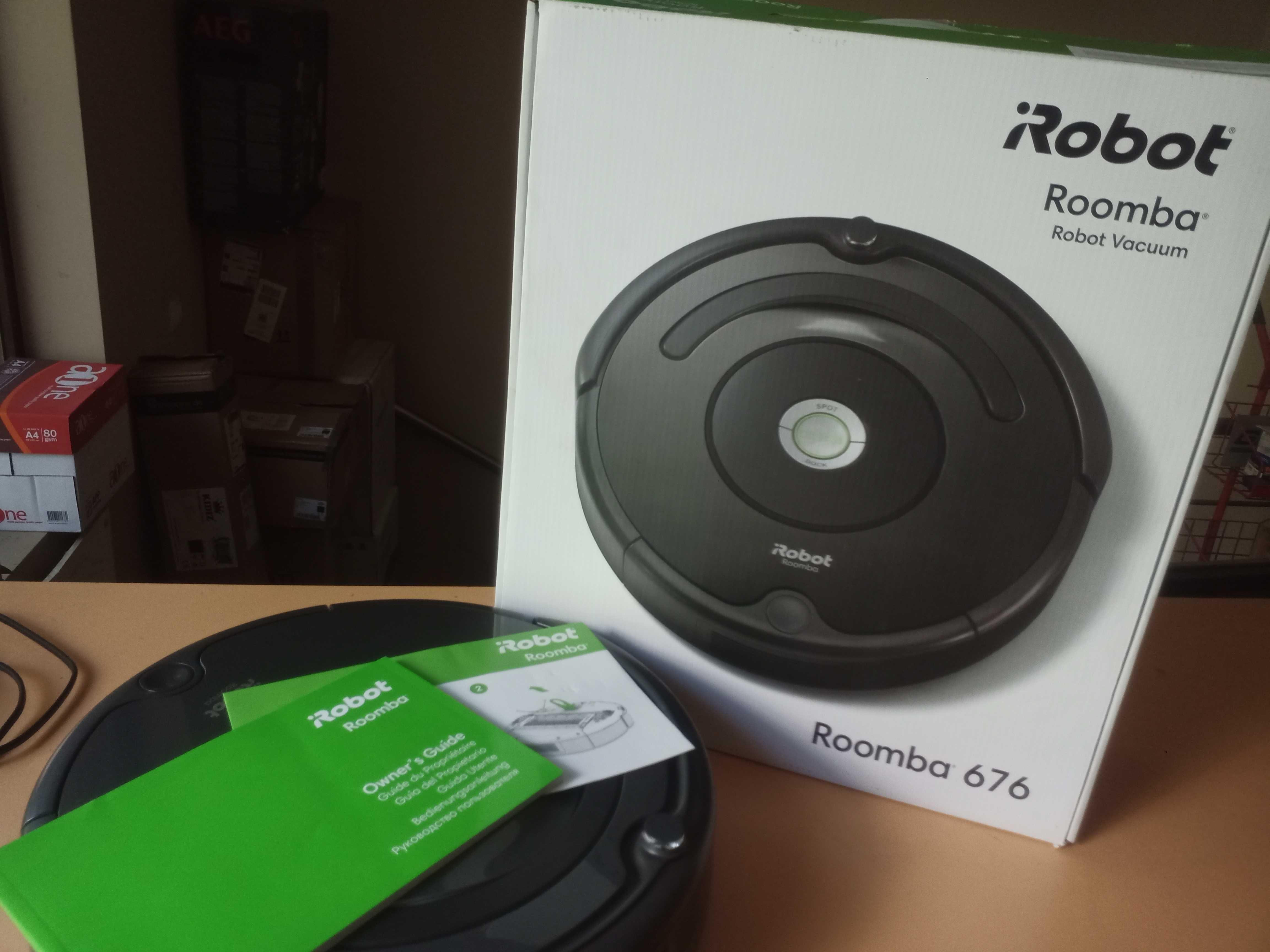Робот прахосмукачка  с wi-fi iRobot Roomba 676
