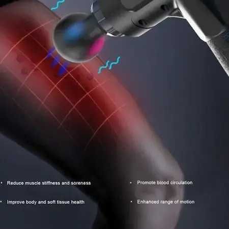 Мускулен вибрационен масажор за цялото тяло Fascial Gun