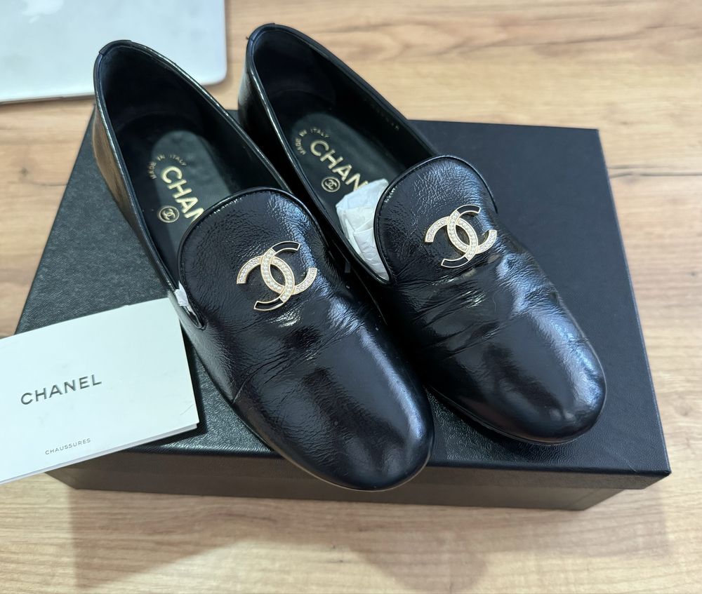 Mocasini Chanel, lungime talpa 24,5 cm