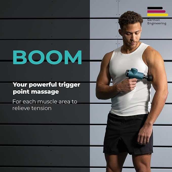 Компактен масажен пистолет Antelope Beurer BOOM Massage Gun