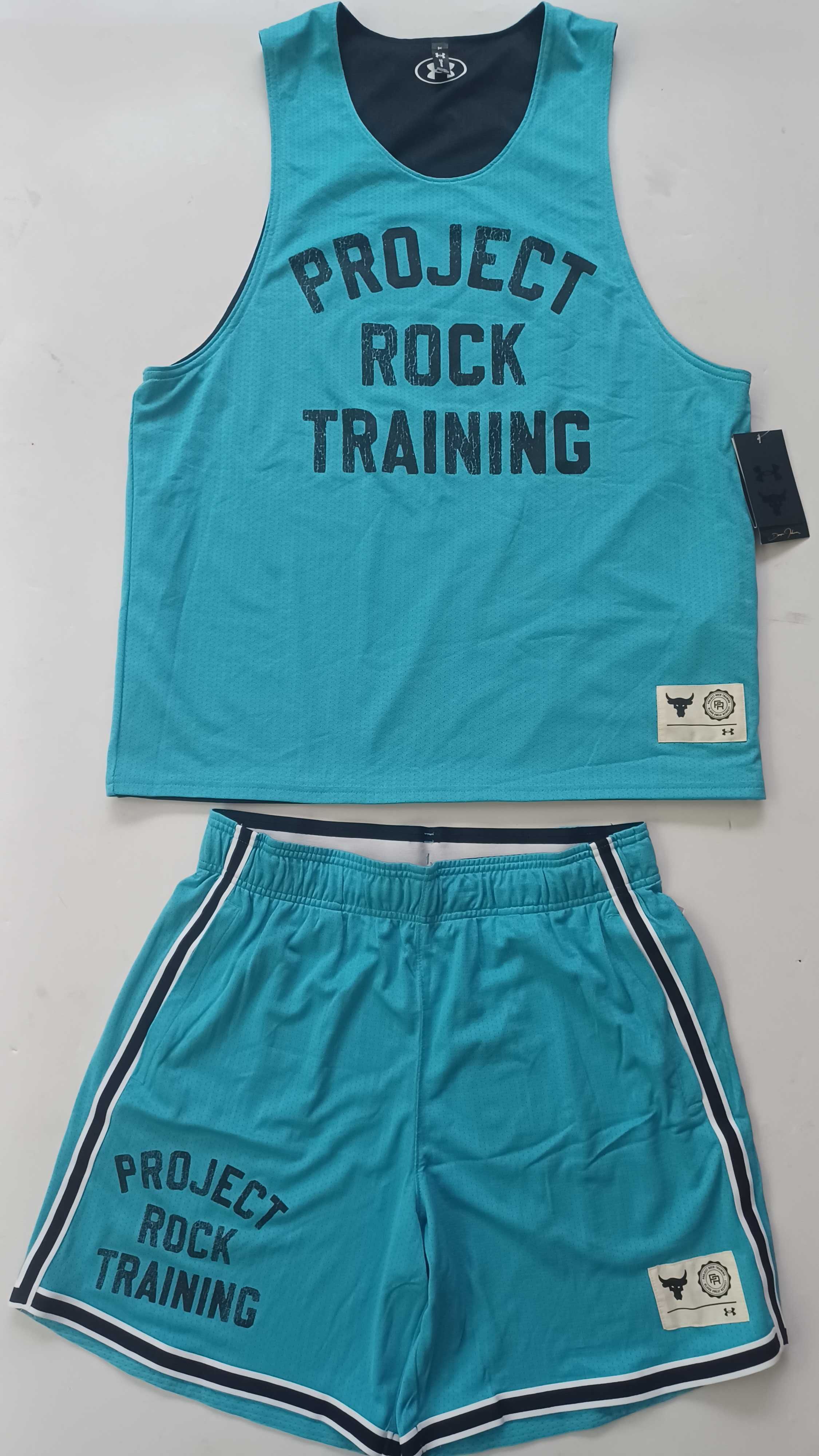 Under Armour Project Rock Reversible Mesh мъжки комплект от Сащ