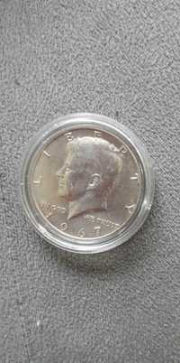 Американска сребърна монета 1967