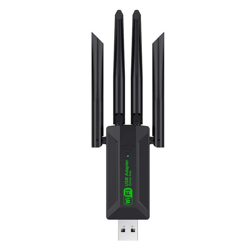 Двучестотен  WiFi USB 3.0 адаптер 2.4G+5Ghz 802.11AC компютър / лаптоп